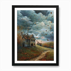 Autumn In The Country Art Print