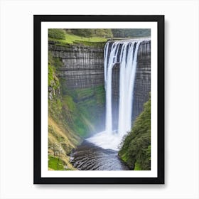 High Force Waterfall, United Kingdom Majestic, Beautiful & Classic (3) Art Print