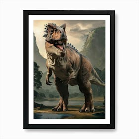 Jurassic Park T-Rex Art Print