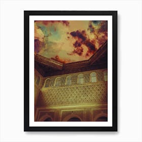 Palace Interior Afternoon Sky Art Print