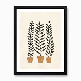 Potten Ferns Art Print