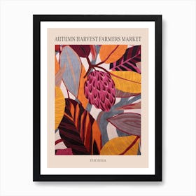 Fall Botanicals Fuchsia 2 Poster Art Print