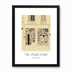 Palermo The Book Nook Pastel Colours 3 Poster Art Print