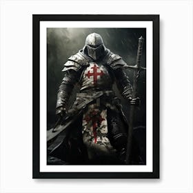 Knight In Shining Armor 2 Art Print