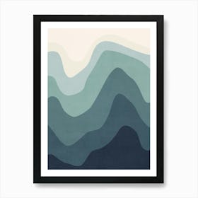 Abstract Waves 04 15 Art Print