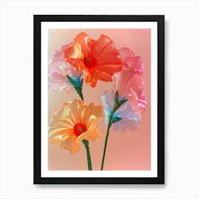 Dreamy Inflatable Flowers Carnations 1 Art Print