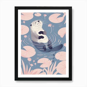 Enjoy Life As An Otter Art Print