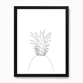 PineApple Line Art Art Print