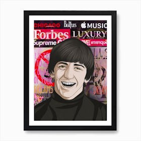 Ringo Starr The Beatles Art Print