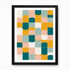 Vivid Tiles 01 Art Print