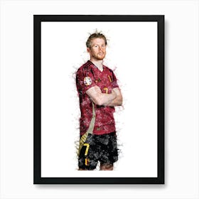 Kevin De Bruyne 9 Art Print