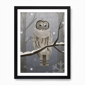 Illu Owl Art Print