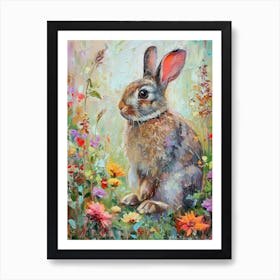 Argente Rabbit Painting 4 Art Print