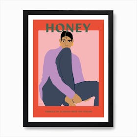 Honey Art Print