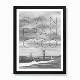 Golden Gate Bridge And Baker Beach Art Print