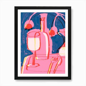 Neon Still Life No 4 Art Print