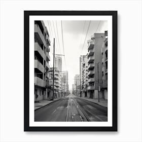 Tel Aviv, Israel, Photography In Black And White 6 Art Print