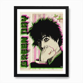 Green Day Pop Art Art Print
