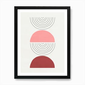 Lines and Shapes - P01 Art Print