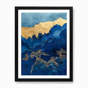 Chinese Mountains 94 Art Print