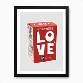 All You Need Is (Oxo) Love Art Print