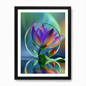 Lotus Flower 123 Art Print