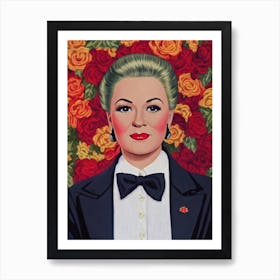 Claire Trevor Illustration Movies Art Print