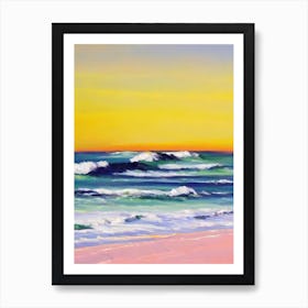 Apollo Bay Beach, Australia Bright Abstract Art Print