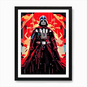 Darth Vader Star Wars movie 10 Art Print