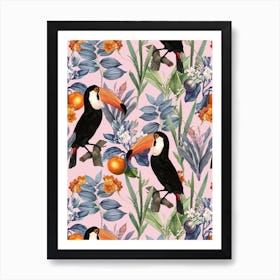 Tucan Garden Art Print