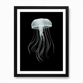 Sea Nettle Jellyfish Ocean Realistic 8 Art Print