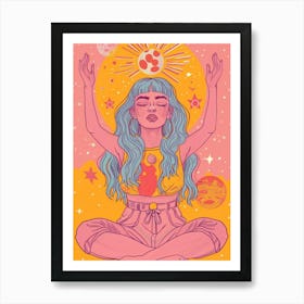 Yogi Girl 1 Art Print