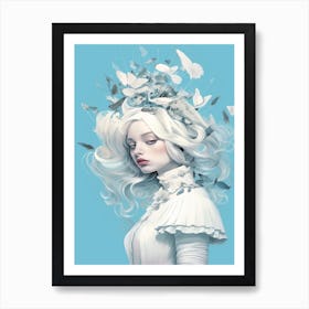 Alice In Wonderland High Fashion Art Print