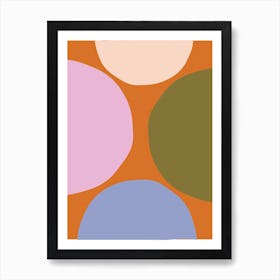 Abstract Earth Boho in Soho Art Print