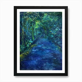 Path Through The Woods 2 Art Print