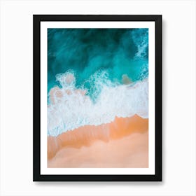 Aerial View Of The Beach 7 Art Print