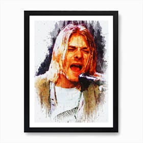 Kurt Cobain 1 Art Print