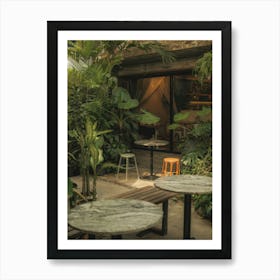 Tropical Garden in Bangkok Art Print