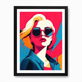 Florida, pop art Art Print