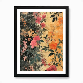 Great Japan  Hokusai Botanical Japanese 9 Art Print