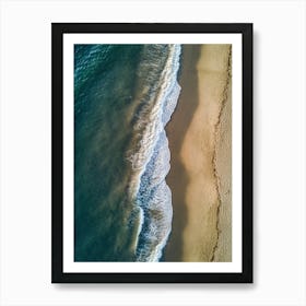 Aerial View Of The Beach 19 Art Print