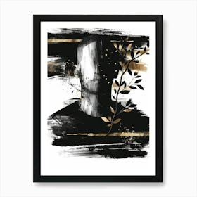 Man In Black And Gold Poster