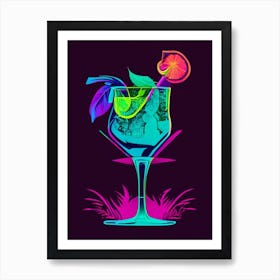 Zombie Pop Matisse Cocktail Poster Art Print
