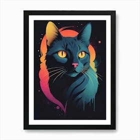 Cat Portrait 1 Art Print