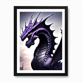 Dark Dragon Art Print