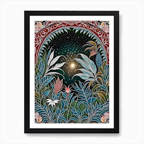 Jungle Night 1 Botanical Art Print 5 Art Print