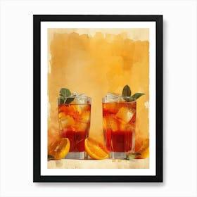 Aperol Spritz Orange 27 Art Print