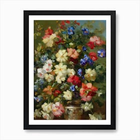 Morning Glory Painting 3 Flower Art Print