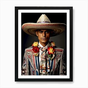 Mexican Man Mexican life Art Print