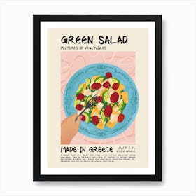 Green Salad Art Print